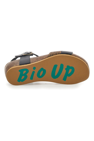 Sandali z jermenčkom, črni Bio Up 22711