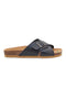 Črne copate z naravnim podplatom Naturform Made in Italy Bio Up 26414