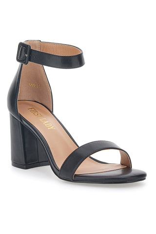 Sandali s črnim peto First Lady 405