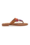 Rjave japonke z biseri Fun Beach 468