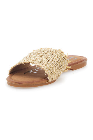 Bele natikače Flat Beige Fun Beach 470
