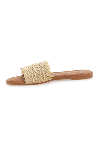 Bele natikače Flat Beige Fun Beach 470