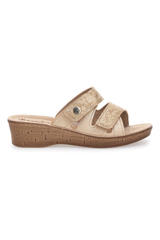 Papudlji Sabbia z visoko peto in velcro zaponko InBlu 2678