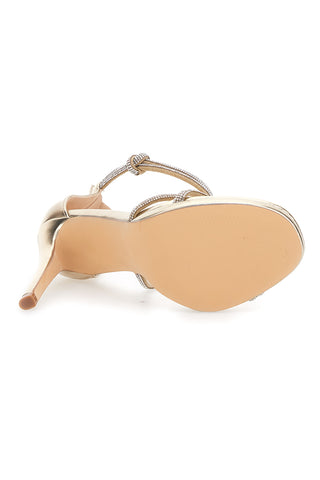 Sandali Oro s peto 12 cm First Lady 411