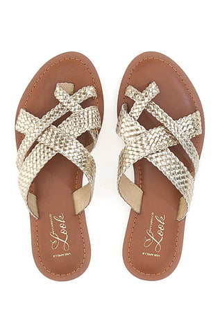 Sandalji Infradito Light Gold Pittarello Look 4582