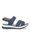 Sandali Navy Con Cinturino Slingback Mio Tempo Mina412