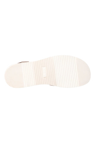 Bež sandali z elastičnimi trakovi Skechers Desert Kiss Low