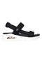 Črni veganski sandali z velcro trakom Skechers Uno - Summer Stand2