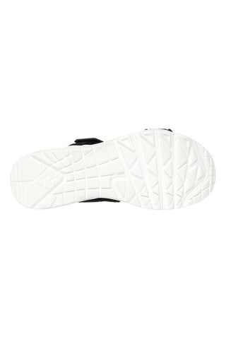 Črni veganski sandali z velcro trakom Skechers Uno - Summer Stand2