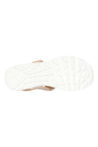 Veganske roza sandale z velcro trakom Skechers Uno - Summer Stand2