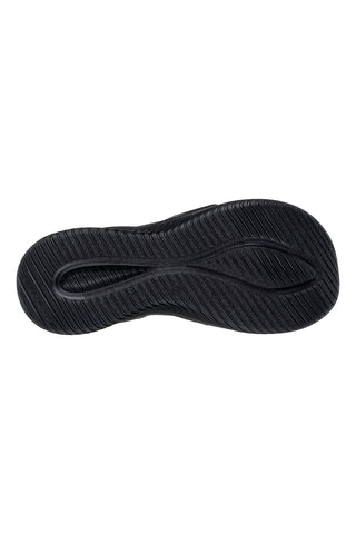 Črne veganske sandale Slingback Skechers Ultra Flex 3.0 - Never Better