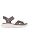 Veganske sive sandale Skechers Ultra Flex 3.0 - Never Better