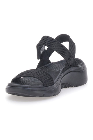 Črni veganski sandali Skechers GO WALK ARCH FIT 2.0 SANDAL ANNIE