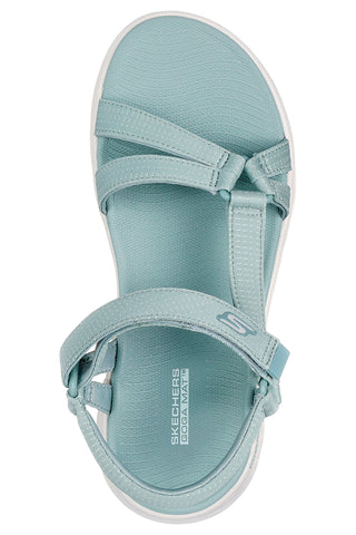 Nepremočljivi sandali modre barve z nastavljivim trakom Skechers GO WALK® Flex Sandal - Sublime