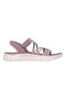 Roza sandali z elastičnimi trakovi Skechers GO WALK FLEX SANDAL EMMA