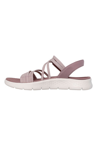 Roza sandali z elastičnimi trakovi Skechers GO WALK FLEX SANDAL EMMA