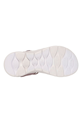 Roza sandali z elastičnimi trakovi Skechers GO WALK FLEX SANDAL EMMA