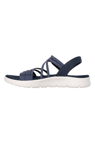 Sandali Navy z elastičnimi trakovi Skechers GO WALK FLEX SANDAL EMMA