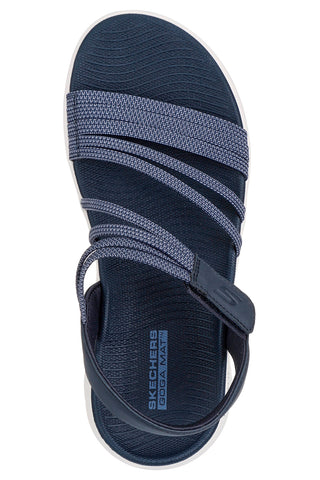 Sandali Navy z elastičnimi trakovi Skechers GO WALK FLEX SANDAL EMMA