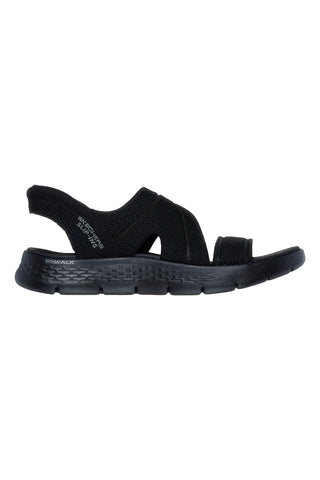 Črni sandali Slip-Ins SKECHERS GO WALK FLEX SANDAL ENTICING