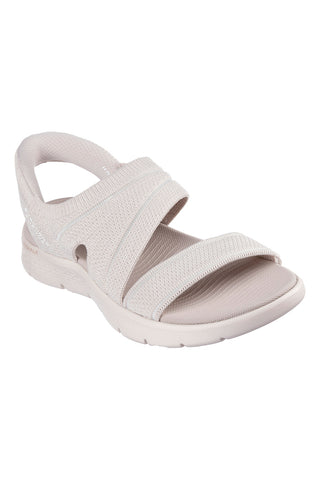 Sandali Slip Ins Beige SKECHERS GO WALK FLEX SANDAL ENTICING