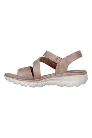 Sandali Taupe Vegan Skechers EASY GOING    ALL DAY CHIC