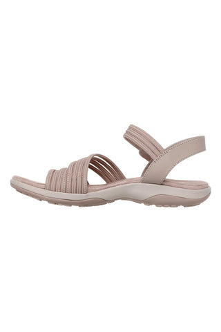 Veganske sandale Taupe Skechers Reggae Slim Coffee Run