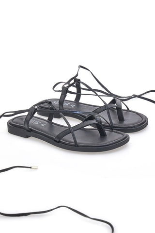 Črne sandale Schiava z infradito PITTARELLO SUN A6700101