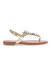 Sandali Oro con Strass The First Chic PRE3008