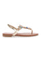 Sandali Oro con Strass The First Chic PRE3008