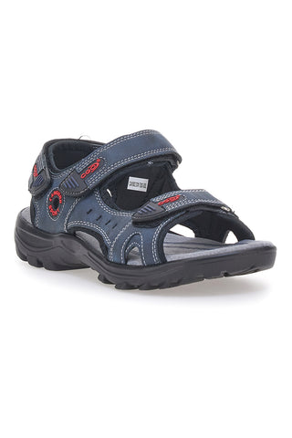 Modre sandale z zapenjanjem na velcro Canguro CA1002