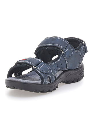 Modre sandale z zapenjanjem na velcro Canguro CA1002