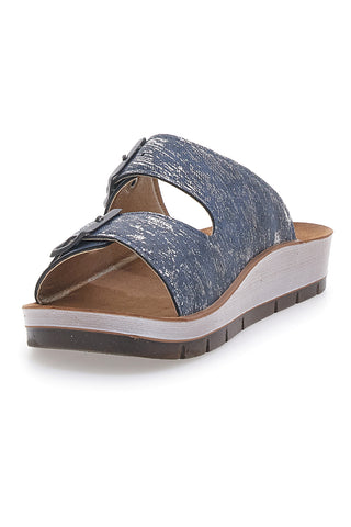 Modre copate z dvojno sponko Comfort Inblu 50 CP