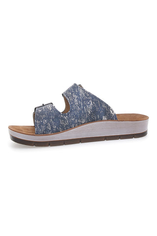 Modre copate z dvojno sponko Comfort Inblu 50 CP