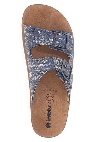 Modre copate z dvojno sponko Comfort Inblu 50 CP