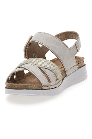 Zaprti beli sandali Inblu 47CN