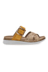Bež sandali z zaponko Comfort Inblu 46 CN