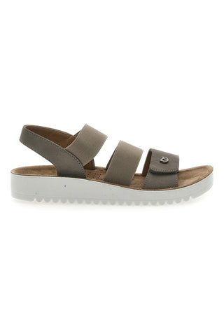 Sandali z elastiko Taupe Eco Bio J526201