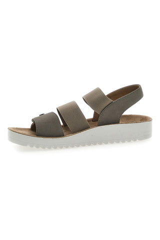 Sandali z elastiko Taupe Eco Bio J526201