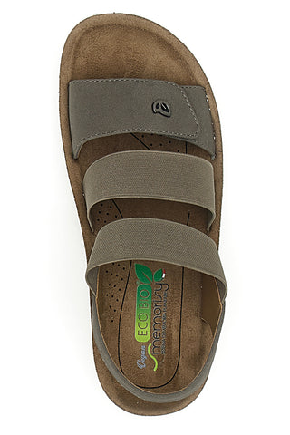 Sandali z elastiko Taupe Eco Bio J526201