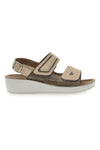 Sandali s polžki Taupe Eco Bio J532414