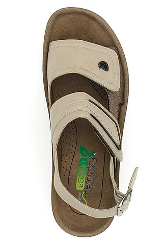 Sandali s polžki Taupe Eco Bio J532414
