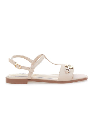 Sandali Crema Flat z verigo Ferre' F251