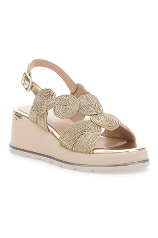 Sandali Oro Con Platform Mariella Burani K11002