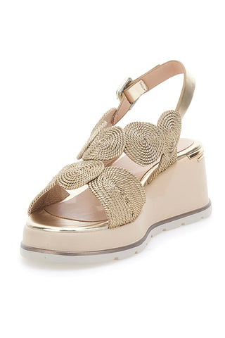 Sandali Oro Con Platform Mariella Burani K11002