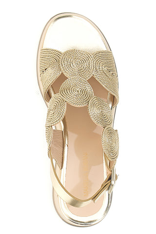 Sandali Oro Con Platform Mariella Burani K11002