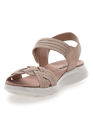 Sandali Nude z velcro trakom in prepletenim elastičnim trakom FIRST ACTIVE 3