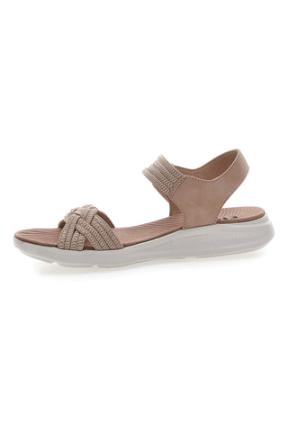 Sandali Nude z velcro trakom in prepletenim elastičnim trakom FIRST ACTIVE 3