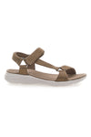 Sandali Taupe z velcro trakom in bleščicami THE FIRST ACTIVE 6