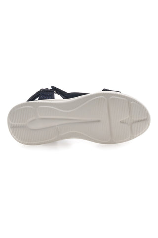 Sandali Navy z elastičnim zgornjim delom z vrvico THE FIRST ACTIVE 6